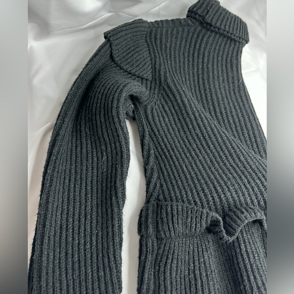 LEAVE & VIOLA Large Black Long Sleeve Sweater ~NWT - Picture 8 of 11